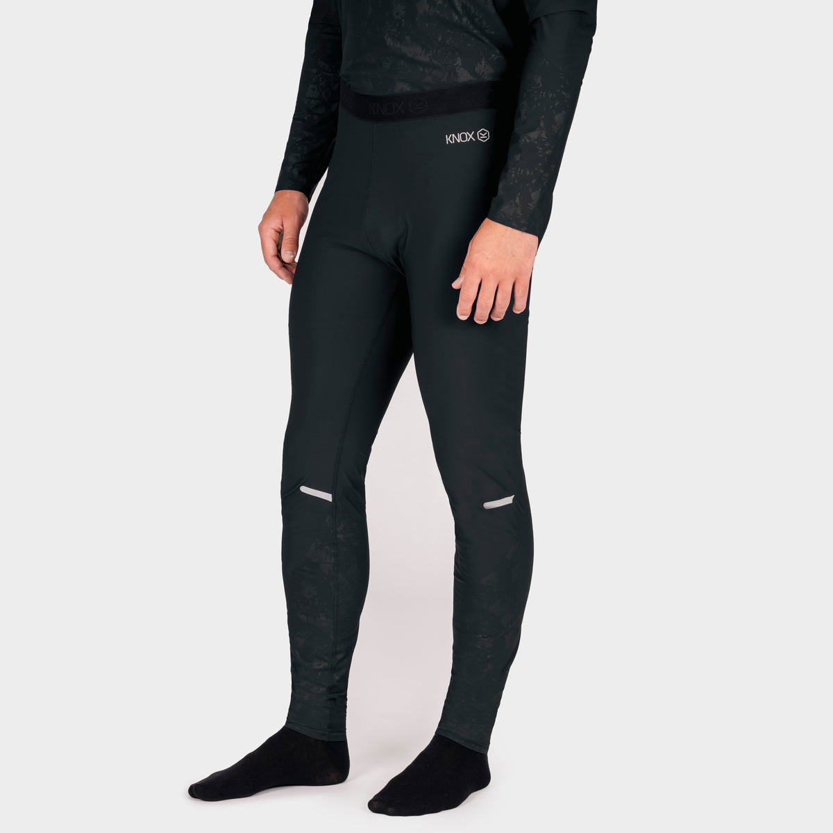 Knox Dual Active Unisex Base Layer Trousers - Black, men’s fit