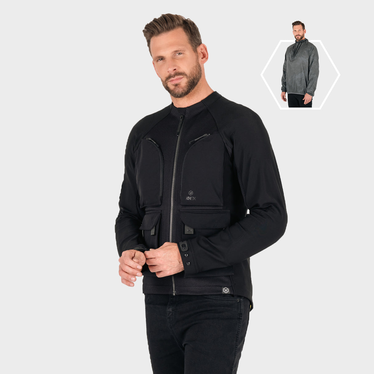 Knox Men's Tor Armoured Shirt & Waterproof Shell