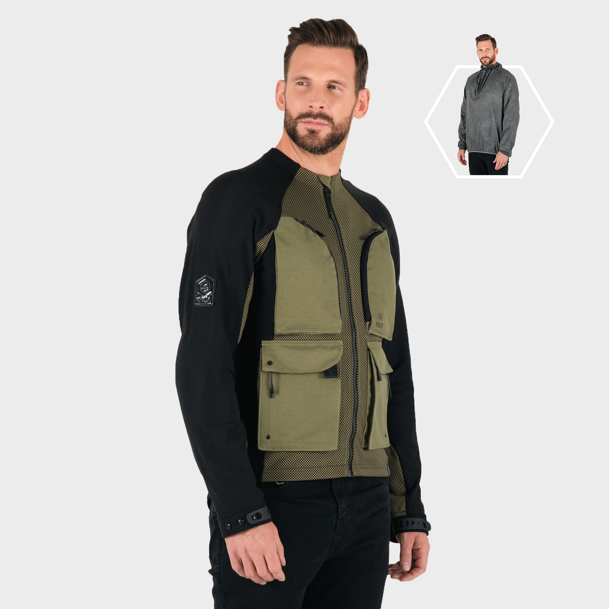 Knox Men's Tor Armoured Shirt & Waterproof Shell