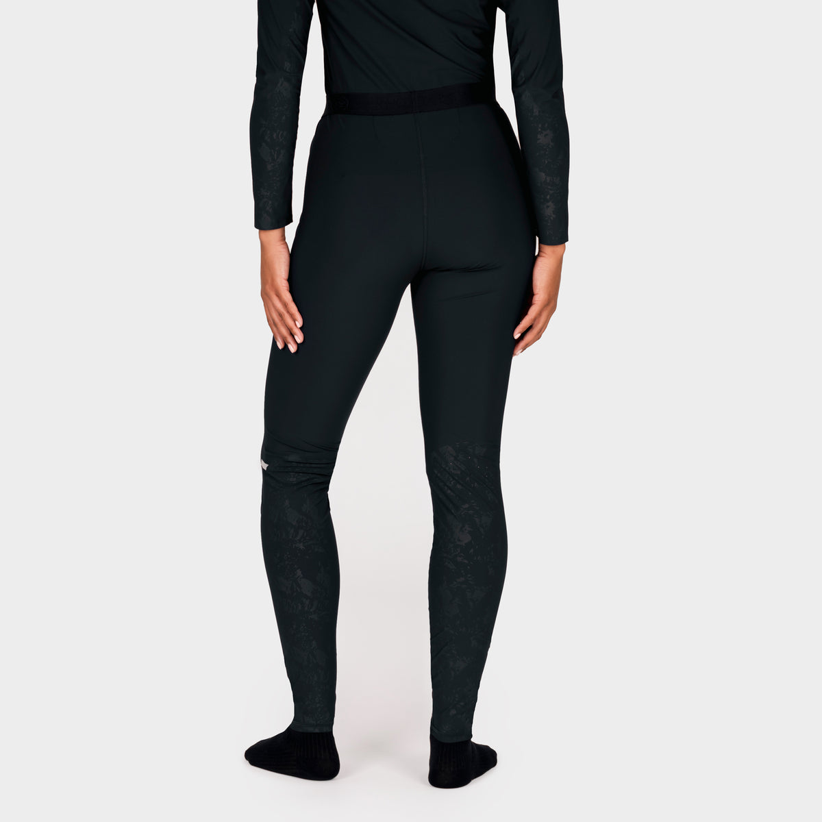 Knox Dual Active Unisex Base Layer Trousers - Black, women’s fit
