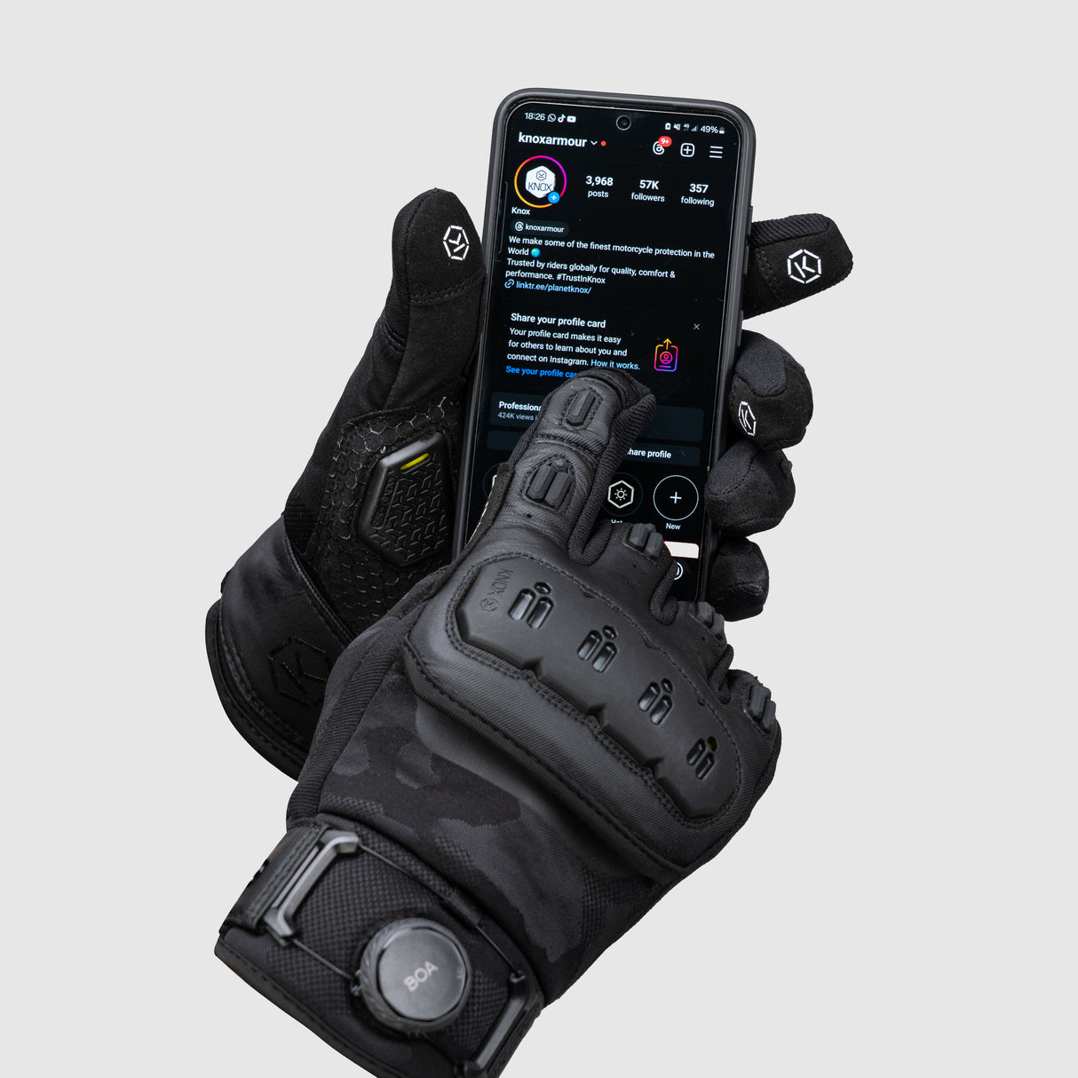 Knox Orsa OR4 Textile Gloves