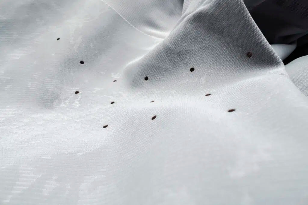 Fine breathable polyester and spandex fabric