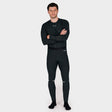 Knox Dual Active Unisex Base Layer Trousers - Black, men’s fit