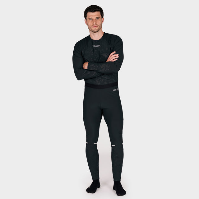Knox Dual Active Unisex Base Layer Trousers - Black, men’s fit