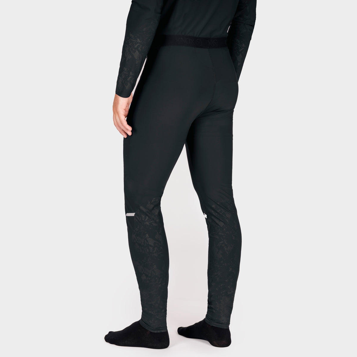 Knox Dual Active Unisex Base Layer Trousers - Black, men’s fit