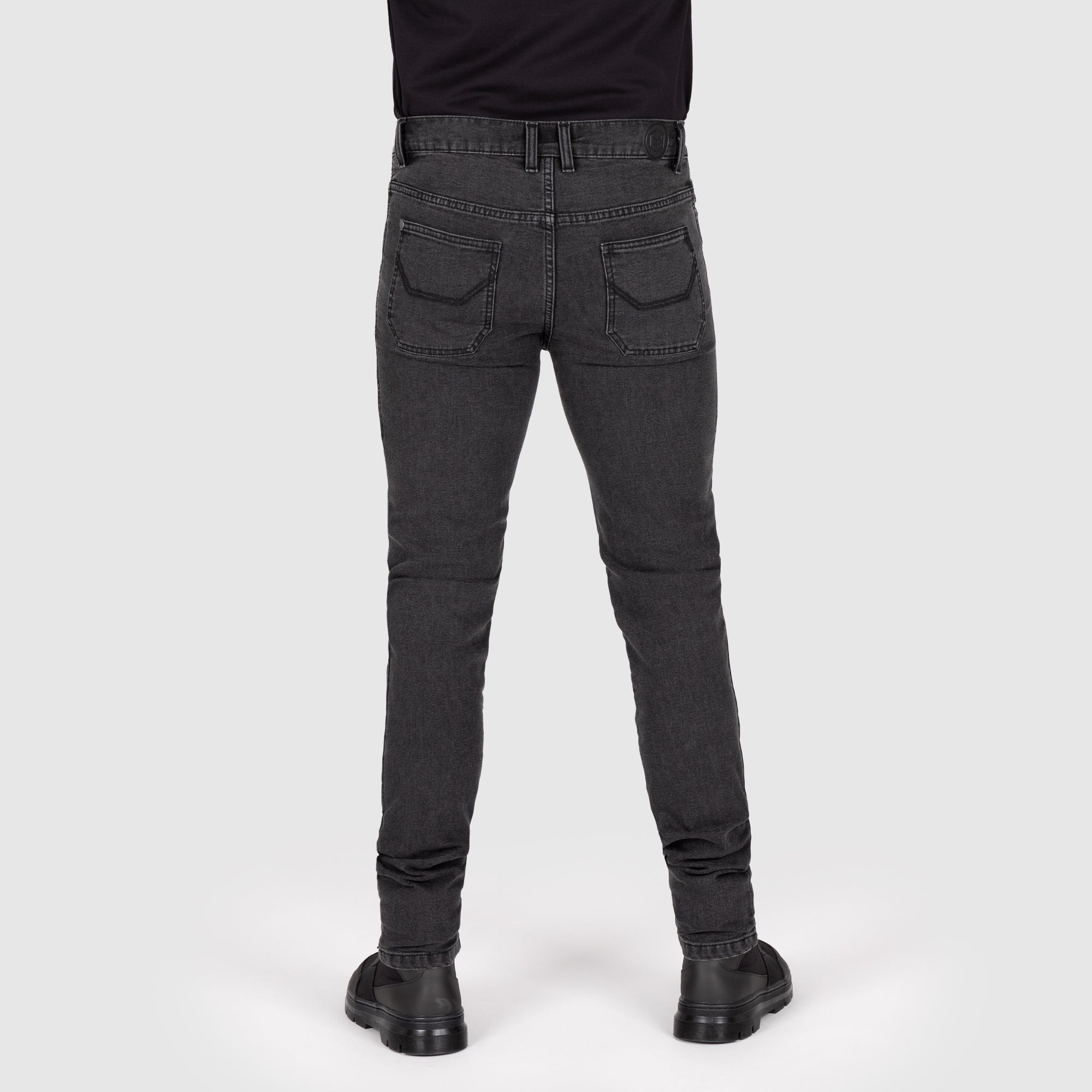 knox COLTON SLIM-TAPERED JEANS – BLACK Men's Colton Slim-Tapered Jeans – Black – Short Leg - Knox